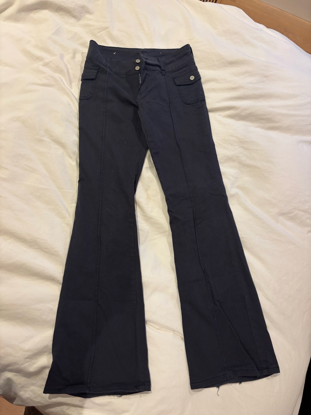 Brandy Melville Dark Navy Boot Cut Jeans
